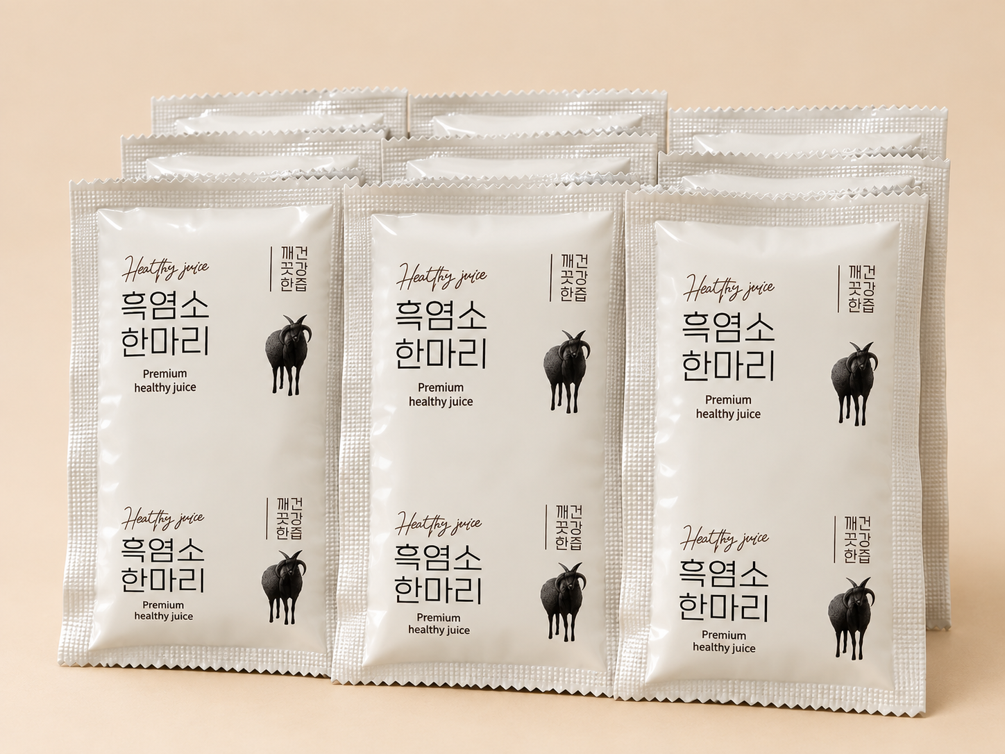 박달재 프리미엄 한방 흑염소 진액 파우치